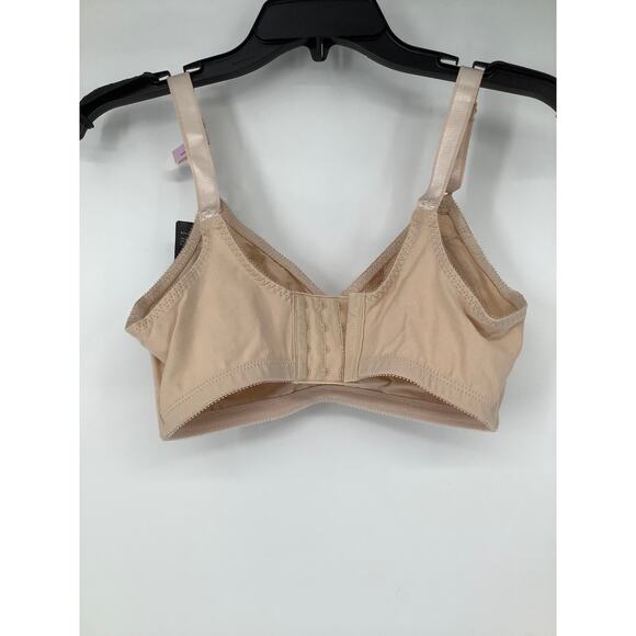Bali Women's 36D Soft Taupe Double Support Cotton Blend Wireless Bra G11-9 - Picture 5 of 9